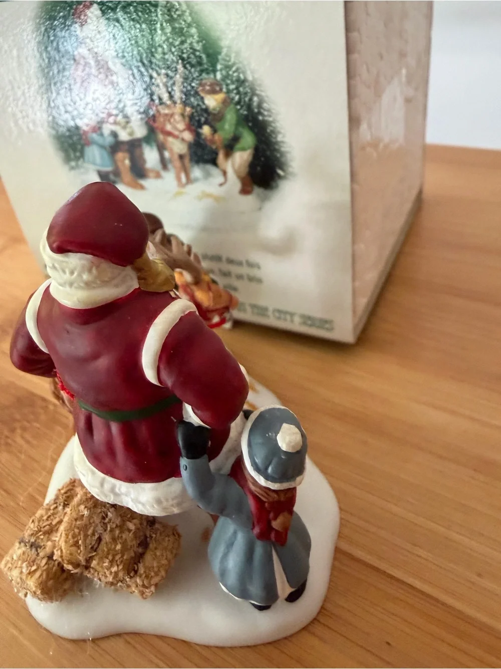 Vintage Department 56 Santa in the City Figurine. Christmas in the City Series